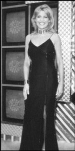 Vanna on evening wear: an excellent conversationalist.