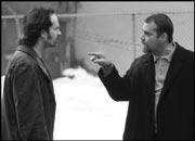 Giving cop clich&eacute;s mouth-to-mouth: Oak (Ray Liotta, right) tells Tellis (Jason Patric) what's what.