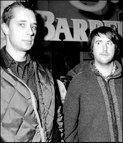 Tah dah! Magic Magicians Plummer and Atkins (from left).