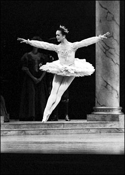 Fairy-tale high: Pantastico leaps into her lead debut.