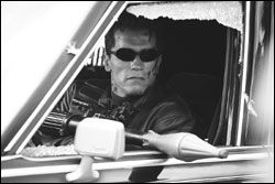 Even at age 55, Arnold still knows how to make his point.