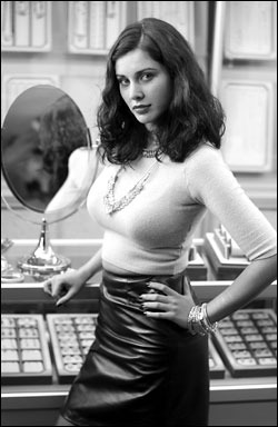 Traditional gal? Ray in Bollywood.