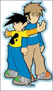 Gabe (left) and Tycho.