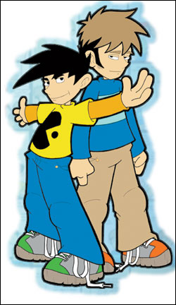 Gabe (left) and Tycho.