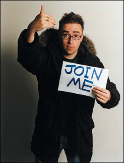 Cheerful cultist Wallace.