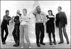 Former and present punk rockers the Mekons.