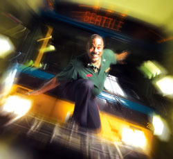 Porter Mathis: "Eye contact and a smile."