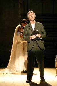 Stage Manager Skerritt: wired in more ways than one.