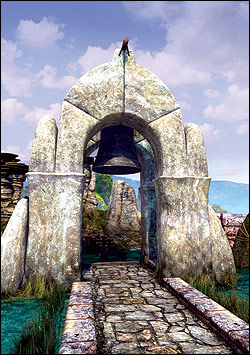 You are not alone: Myst 4 populates its landscapes with living things.