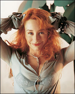 Tori Amos, between beekeeping sessions.