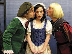 A kiss is just a kiss for the Patience protagonists.