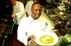 Wayne Johnson leans to green.