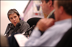 Seattle Popular Monorail Authority Board Chair Kristina Hill, at the Sept. 23 meeting.