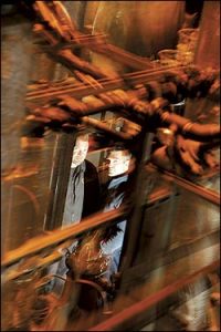 Seattle Biodiesel President John Plaza, left, and CEO Martin Tobias at their warehouse refinery in South Seattle.