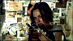 Magrath fights against the beast in the wilderness.