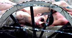 Nagy endures the random Holocaust horor.