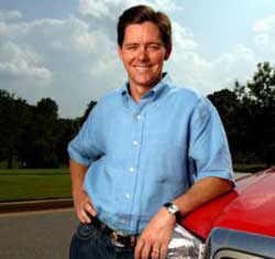 Reed strikes a campaign pose on his Web site.