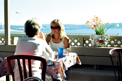 Eating out? Think Pink Door.