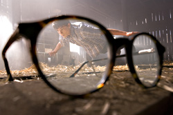 In flashback, teen Superman (Stephan Bender) finds a moment of grace.