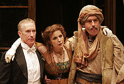 A circus of denial: (from left) Wright, Goehring, and Pelinski.