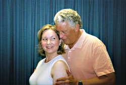 That Kennedy touch: John Bumbalo, right, and Kimberly Giordano.