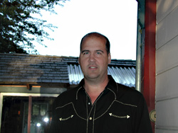 Krist Novoselic, aka "DJ K-No," on the deck at Astoria's KMUN.