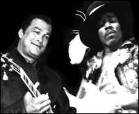 Glimmer Men: Doppelg䮧ers Seagal and Hendrix.