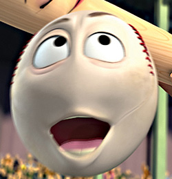 Talking baseball may terrify kids!