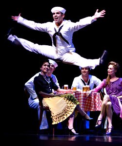 Splitsville: Jonathan Porretta in Fancy Free.