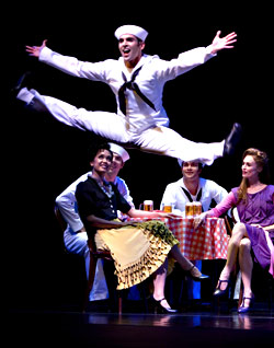 Splitsville: Jonathan Porretta in Fancy Free.