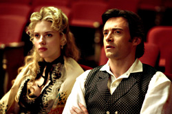 Johansson and Jackman as offstage lovers.