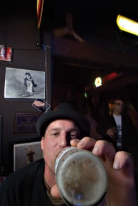 On the path to enlightenment  at the Nine Pound Hammer.