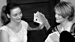 The game of love: Brown (left) and Olson.