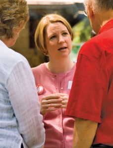 Burner demonstrates the power fingers in this campaign photo.