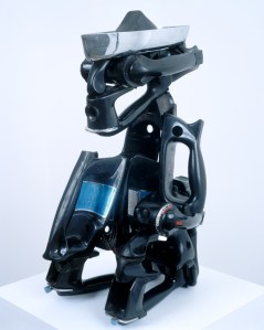 Home Hero, 2003G.E., Black and Decker,Sunbeam and Hoover irons and cord 19 x 9 1/4 x 13 1/2 in./48 x 23.5 x 34 cm.Ann and Mel Schaffer Family Collection, New Jersey