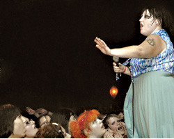 Beth Ditto gets young women over their body-image issues.