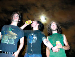 Akimbo: creating their own explosions in the sky.