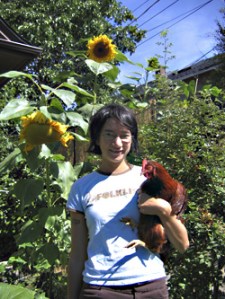 Backyard? Barnyard? Its all the same to the Tall Boys Charmaine Slaven.