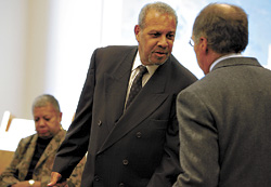 McIver and his wife in court.