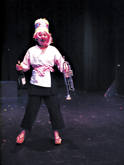 Clown while you can: Sachie Mikawa at Freeholds Studio Series 2007.