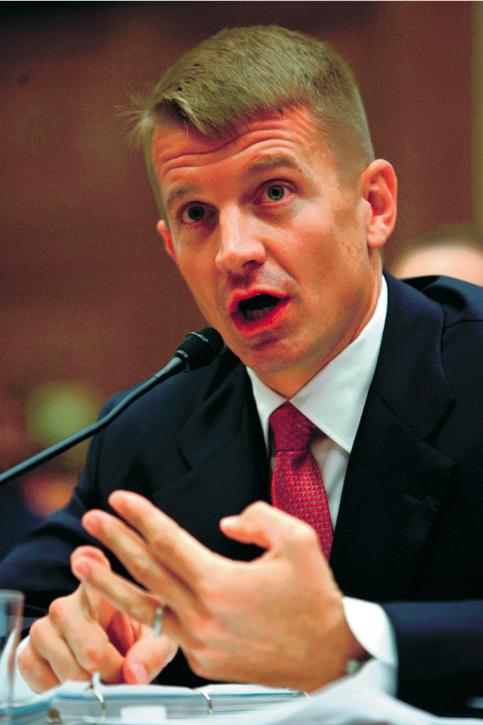 Blackwater CEO Erik Prince: "The attacks we get in Iraq are complex."