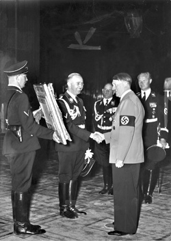 You-know-who receives stolen swag.