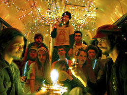 Light my fire: Some Dark Meat on the bus.