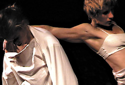 Making contact: Befort (left) and Graczyk.