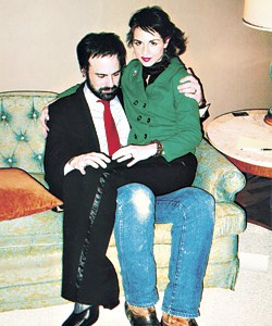 Family portrait:David and Cassie Berman.