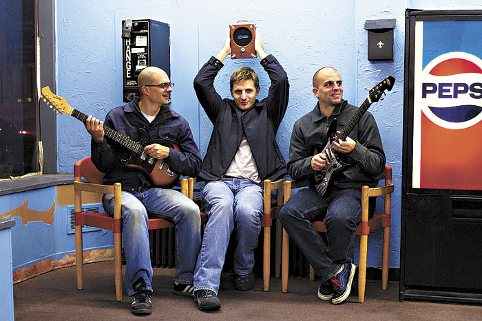 All hands on the bald ones.