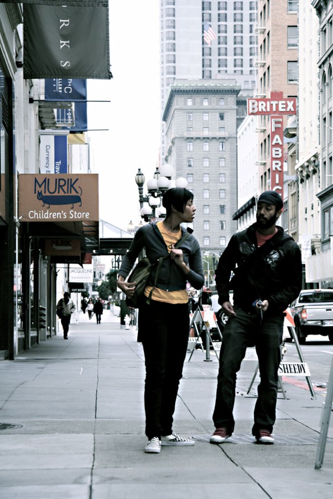 A fine romance: Heggins and Cenac.