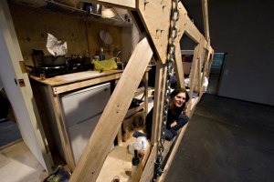 The author at (temporary) home.