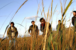 Why is Hopewells photographer hiding in the brush?