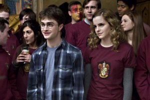 Radcliffe, with Watson at right, looks ever more the adult.